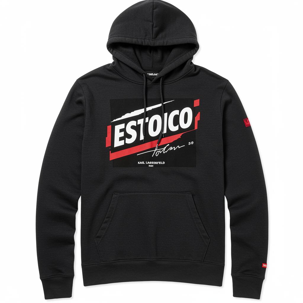 Estoico shadow hoodie with reflective detailing